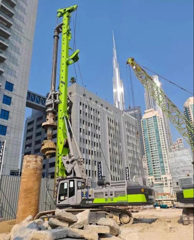 中聯(lián)重科旋挖鉆機(jī)：沙漠特種兵打造迪拜豪宅的堅(jiān)實(shí)樁基
